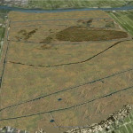 Overlay onontgonnen waard in Google Earth